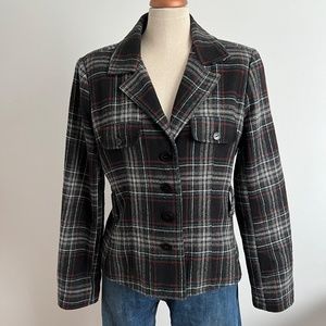 Capucine - Black Checkered Jacket